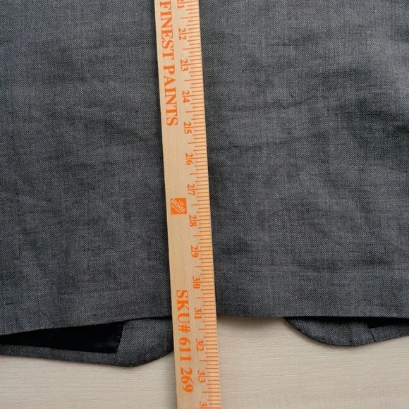 J Crew Ludlow Blazer Sport Coat Mens 40R Linen Wool Blend Gray Suit Jacket